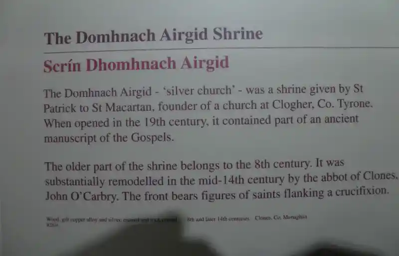 A Christian figure that holds a staff that looks like djed